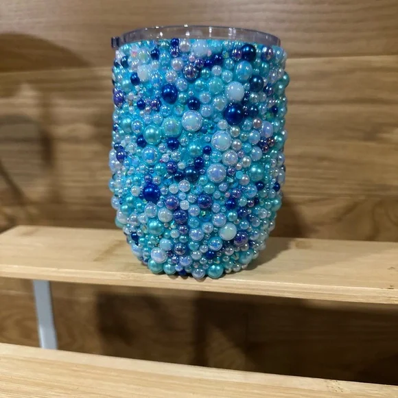 Rhinestone wine tumbler - Picture 5 of 5